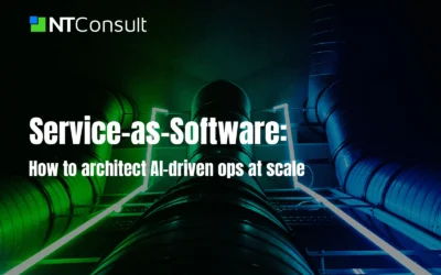 Service-as-software: architecting AI-driven operations at scale
